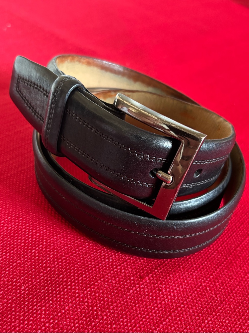 Kirkland signature Belt size 36/90 Leathe footwear subcategory identificationH88